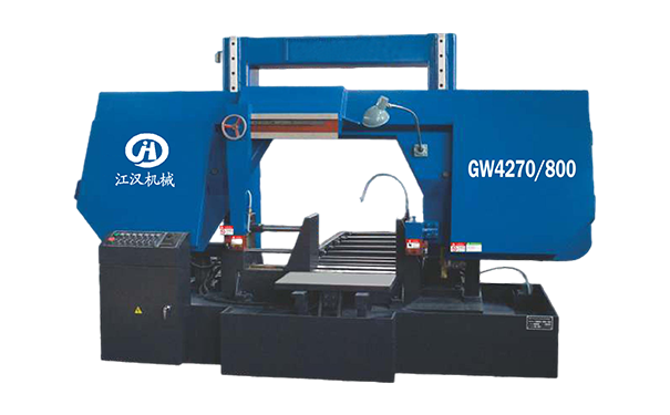 黄州GW4270/800双柱龙门卧式带锯床